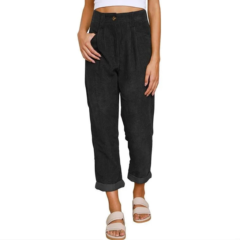 Erica - Retro Corduroy Pants
