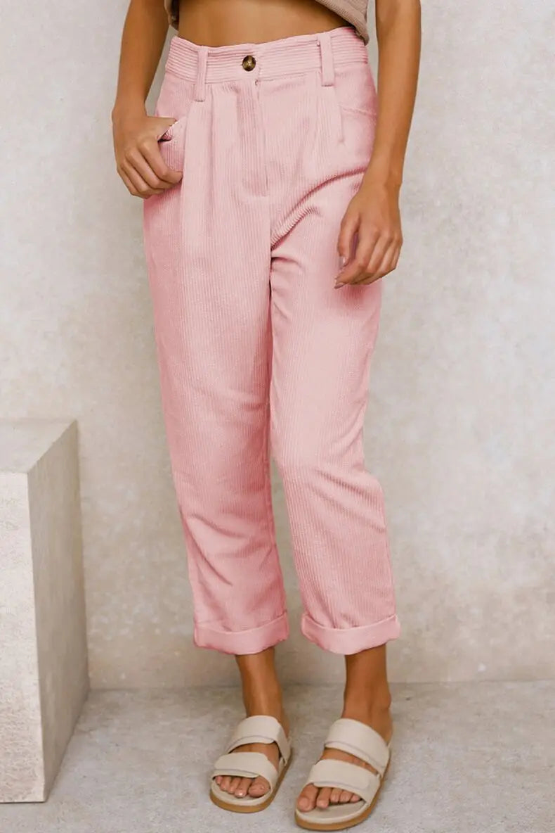 Erica - Retro Corduroy Pants