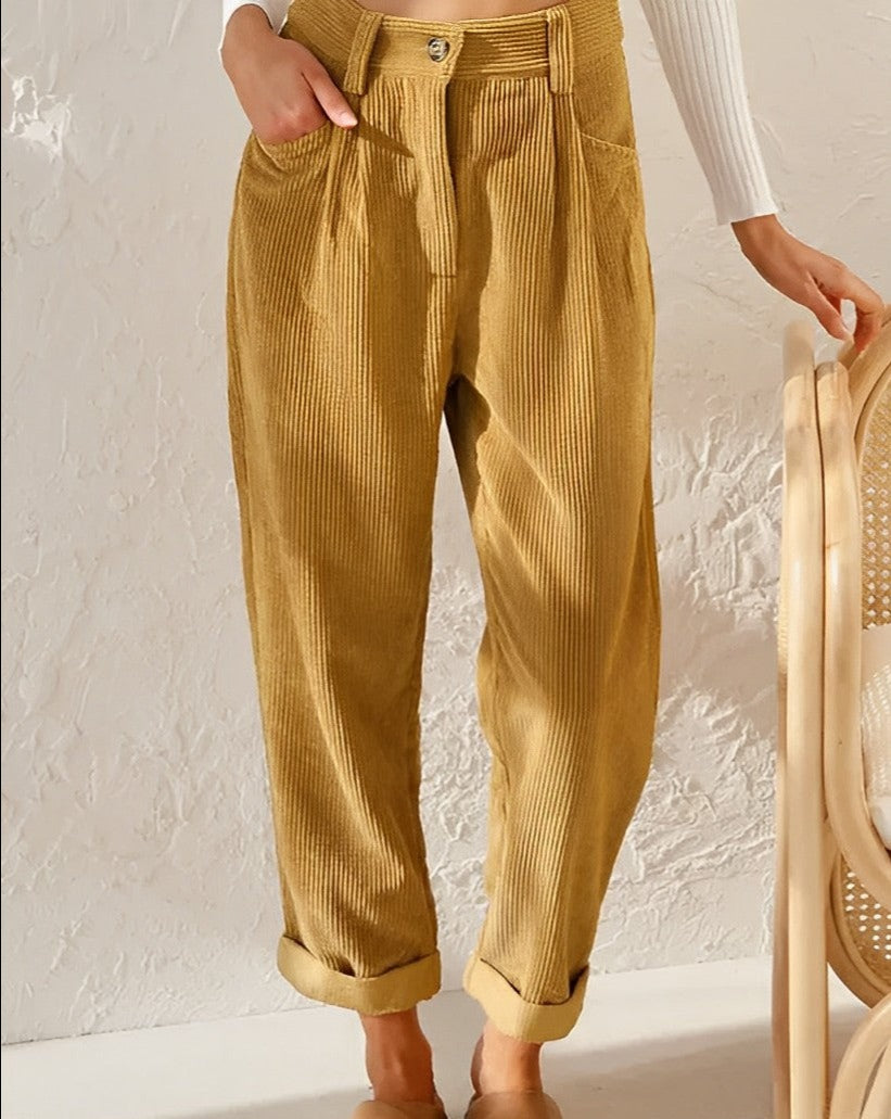 Erica - Retro Corduroy Pants