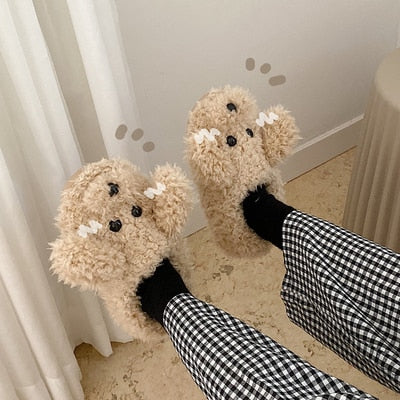 CozyPaws | Women's Fluffy Animal Slippers – Soft, Warm & Adorably Cute