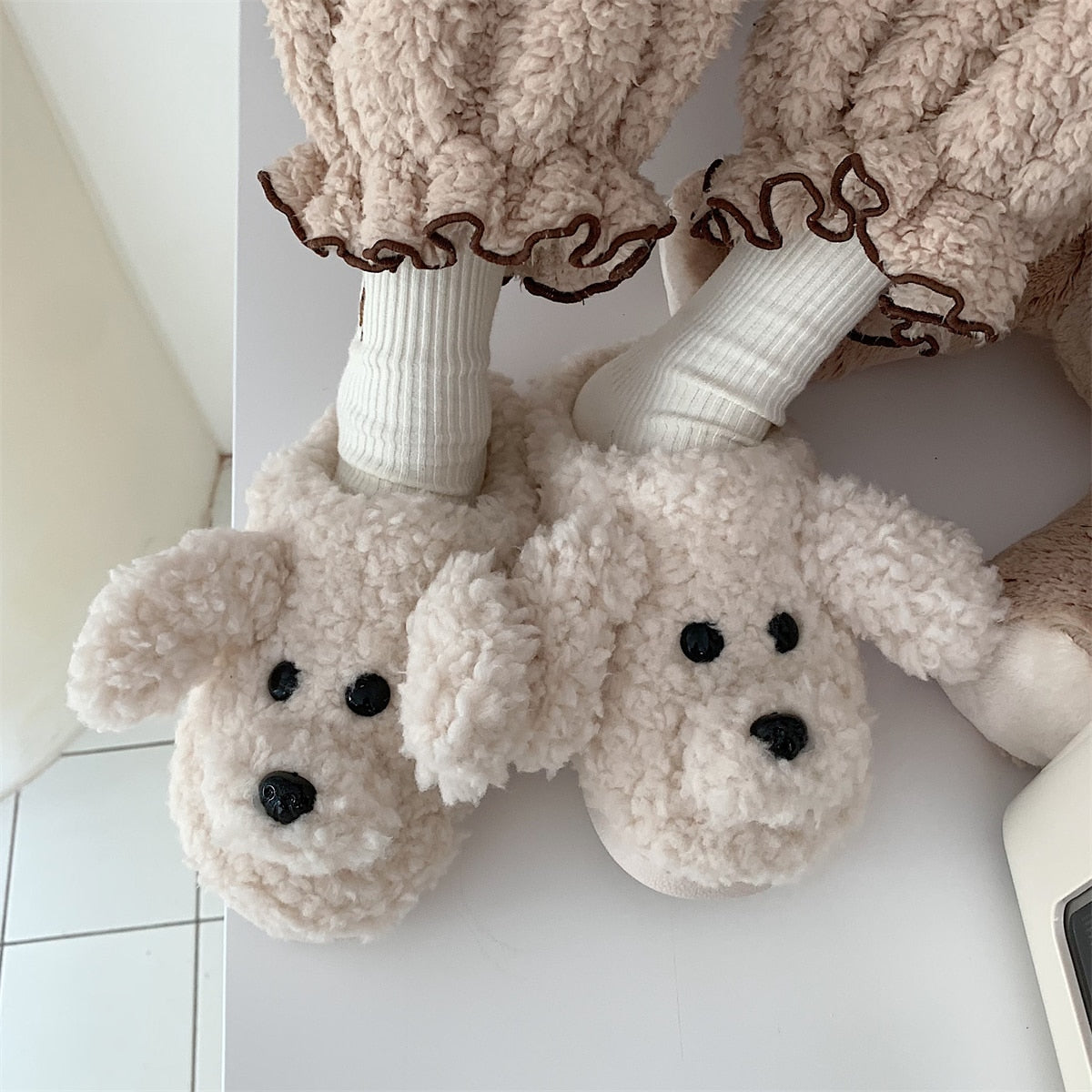 CozyPaws | Women's Fluffy Animal Slippers – Soft, Warm & Adorably Cute