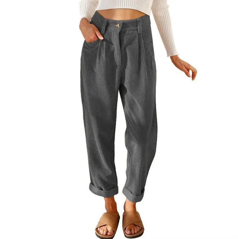 Erica - Retro Corduroy Pants