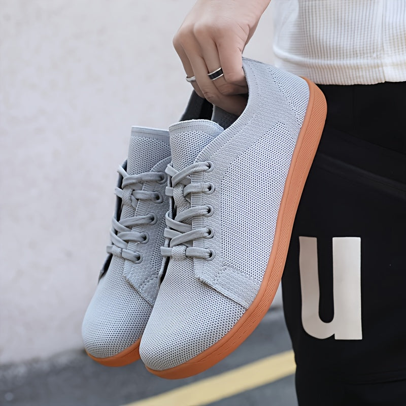 Brandon | Men's Casual Barefoot Sneakers – Wide Toe Box, Breathable Mesh & Anti-Slip Grip