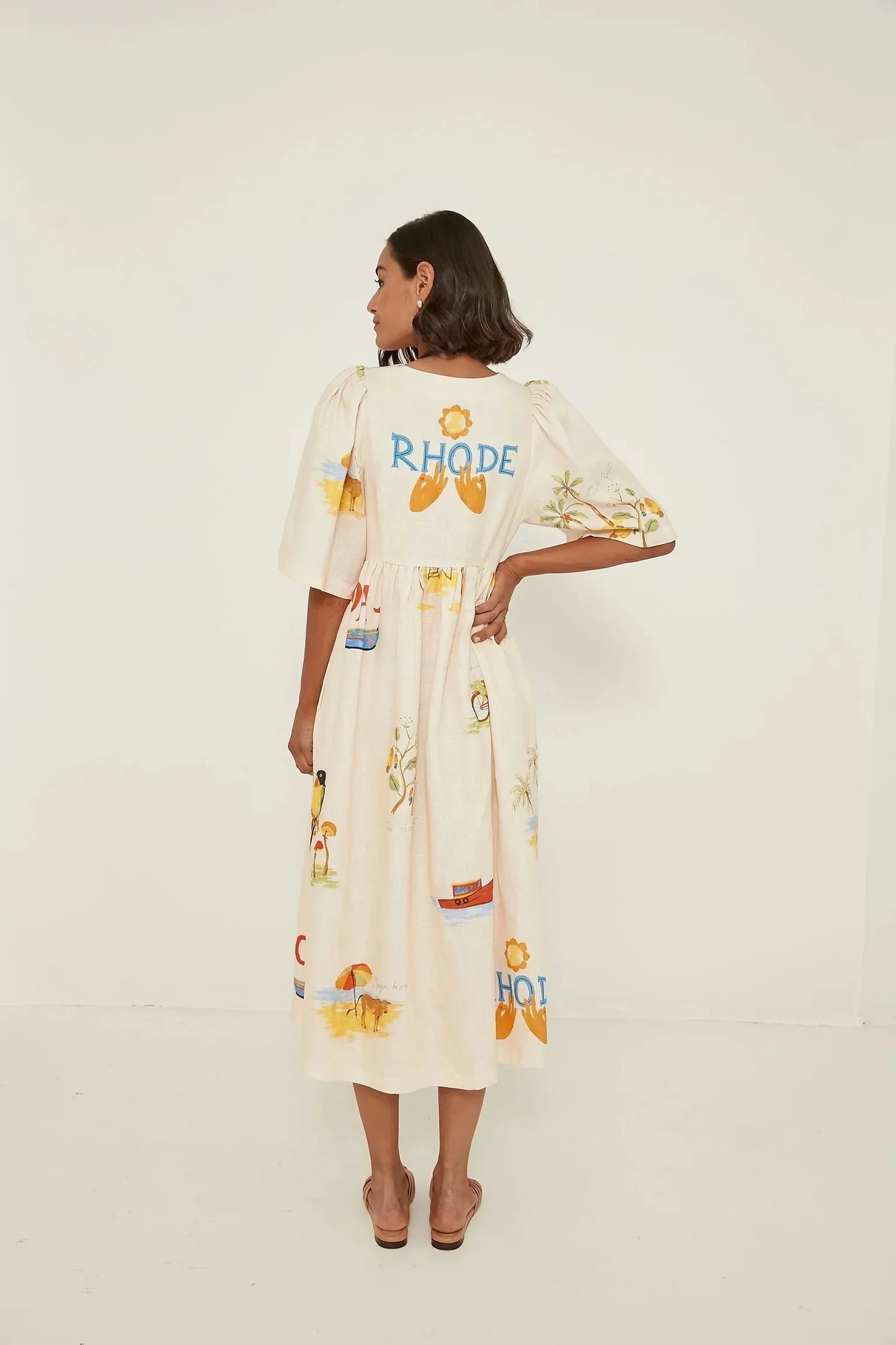 Elaina | Elegant Summer Midi Dress for Women – Soft, Flattering & Feminine