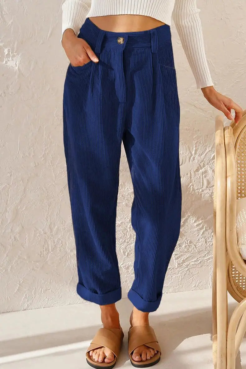 Erica - Retro Corduroy Pants
