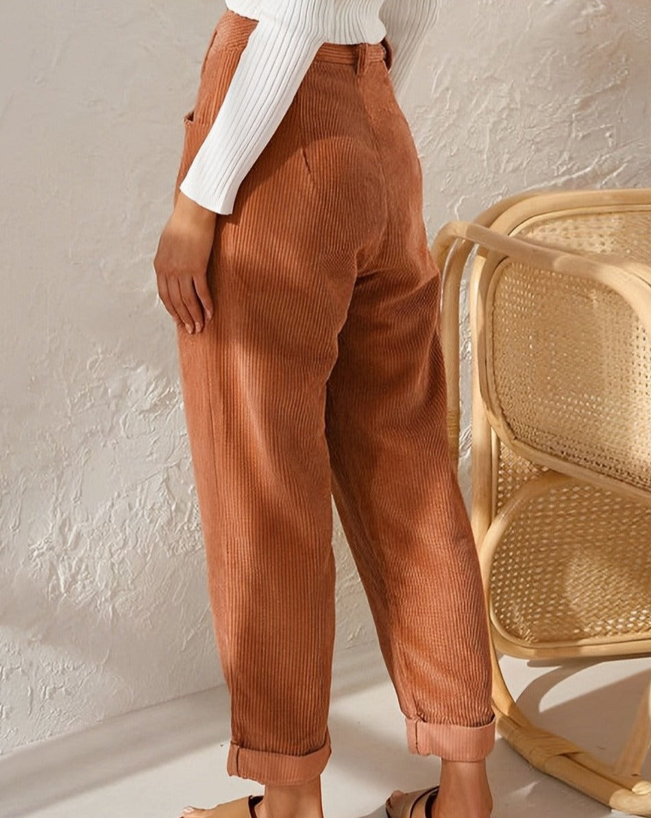 Erica - Retro Corduroy Pants