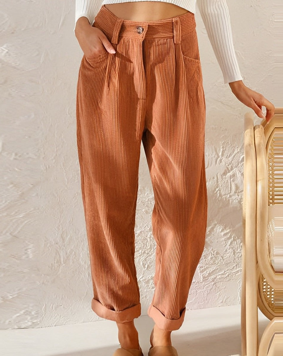 Erica - Retro Corduroy Pants