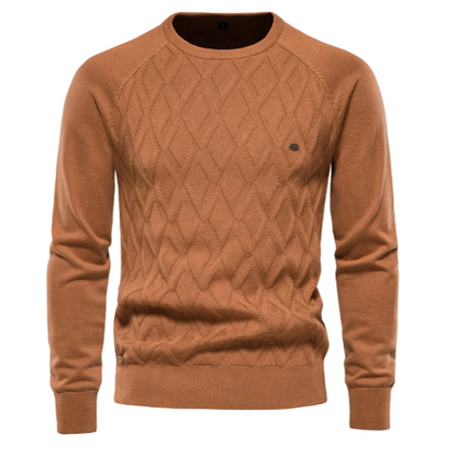 Penn | Men's Slim-Fit Cable Knit Sweater – Modern, Stretchy & Ultra-Flattering