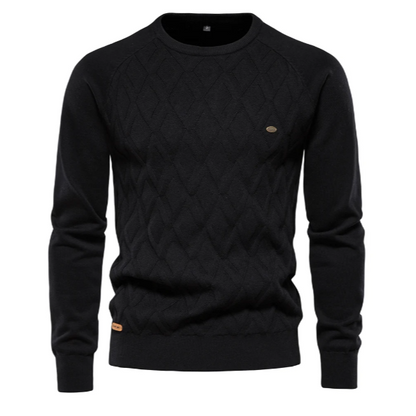 Penn | Men's Slim-Fit Cable Knit Sweater – Modern, Stretchy & Ultra-Flattering