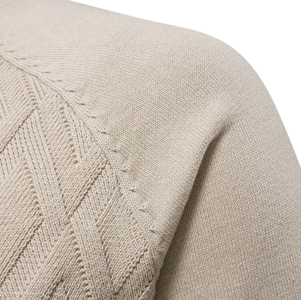 Penn | Men's Slim-Fit Cable Knit Sweater – Modern, Stretchy & Ultra-Flattering