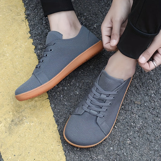 Brandon | Men's Casual Barefoot Sneakers – Wide Toe Box, Breathable Mesh & Anti-Slip Grip