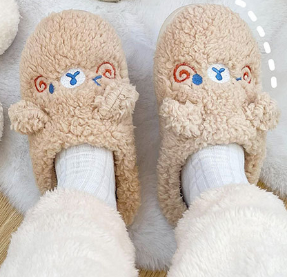 CozyPaws | Women's Fluffy Animal Slippers – Soft, Warm & Adorably Cute
